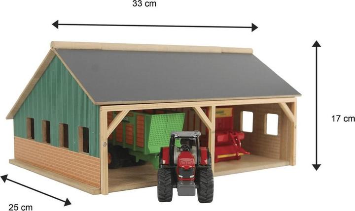 Produktbild Kids Globe Farming Landwirtschaftlicher Schuppen für Traktoren