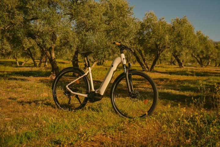 Produktbild Rockrider E-Bike SUV Trekking 28 Zoll e-actv 500 LF niedriger Einstieg Yamaha beige