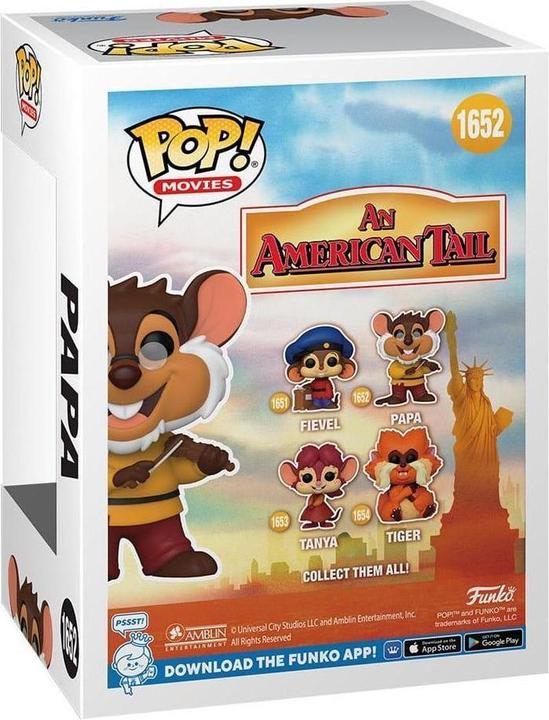 Produktbild Funko Feivel, der Mauswanderer POP! Movies Vinyl Figur Papa 9 cm