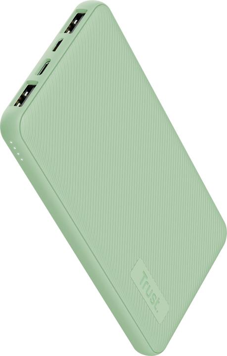 Image du produit Trust POWER BANK USB 10000MAH/PRIMO GREEN 25029 (10000 mAh, 15 W, 15 Wh)