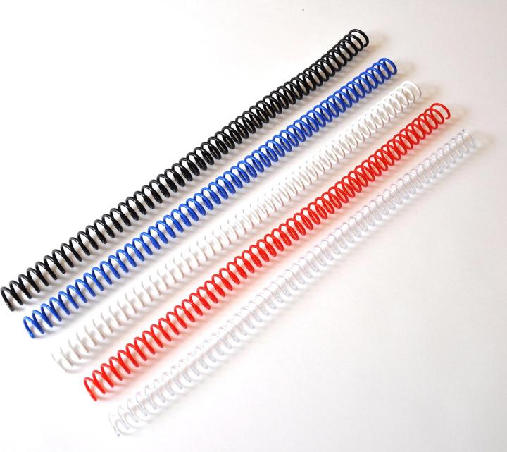 Produktbild RECOsystems Coil Spiralbinderücken weiss, 14 mm (Schachtel à 100 Stk.)