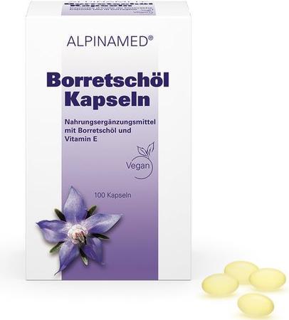 Actual product image Alpinamed Borage Oil (100 Piece, Capsules, 90 g)
