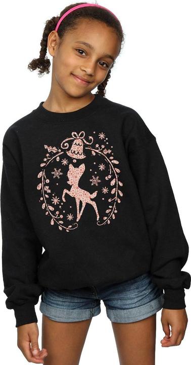 Produktbild Disney Bambi Christmas Wreath Sweatshirt Mädchen (152, 158)