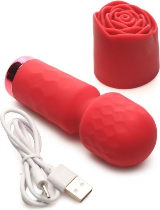 Produktbild Frisky gasm – Pleasure Rose MiniWandVibrator – Rot