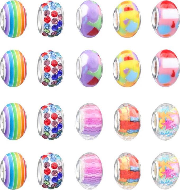 Produktbild Activity Board Kinderarmband DIY Anhänger Perle - Bunte Perlen Exquisite Geschenk-Box-Set