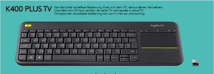 Actual product image Logitech K400 Plus (DE, Wireless)