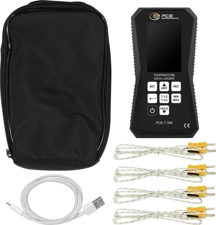 Actual product image PCE Instruments PCE-T 394 PCE-T 394 Temperature data logger Measured variable Temperature (Thermometers)