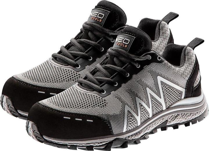 Neo Tools Professional low shoes O1 without metal gray size 45 (82-736) (O1, 45)