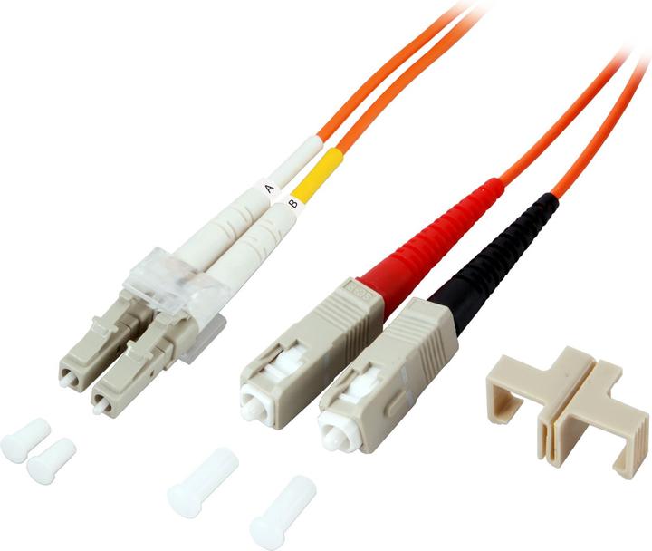 Image du produit EFB Elektronik O3061.1 1m LC SC Orange Câble à fibre optique (CAT6, 1 m)