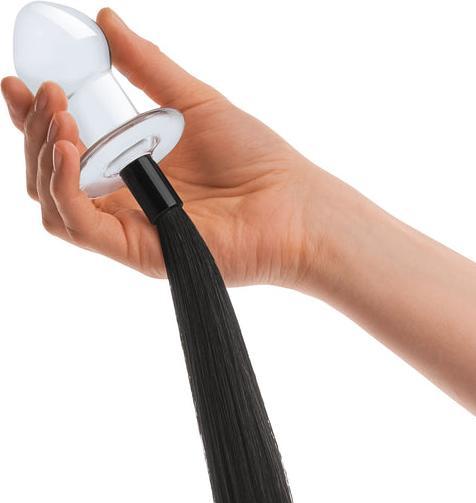 Actual product image Gläs Horse Tail Glass Butt Plug