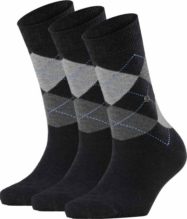 Grey, Black, Light blue