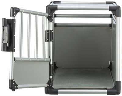 Produktbild Trixie Transportbox Aluminium small (Hund, Abschliessbar, Atmungsaktiv)