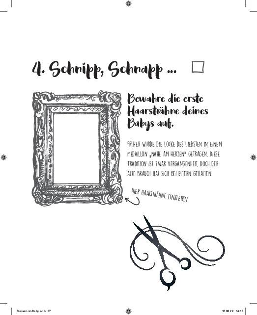 Produktbild Die Baby Bucket List (Deutsch, Stephanie Fischer, 2022)