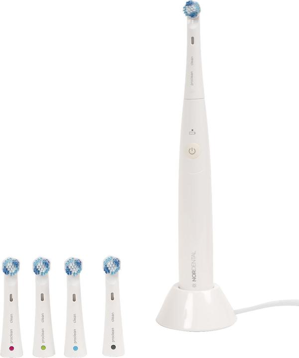 Actual product image Ideoon Electric toothbrush with 4 soft attachable brushes