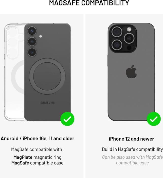 Image du produit Fixed Support fixe MagRound pour la recharge sans fil | MagRound | Support | Pomme | iPhone 12 Series et (Apple iPhone 12)