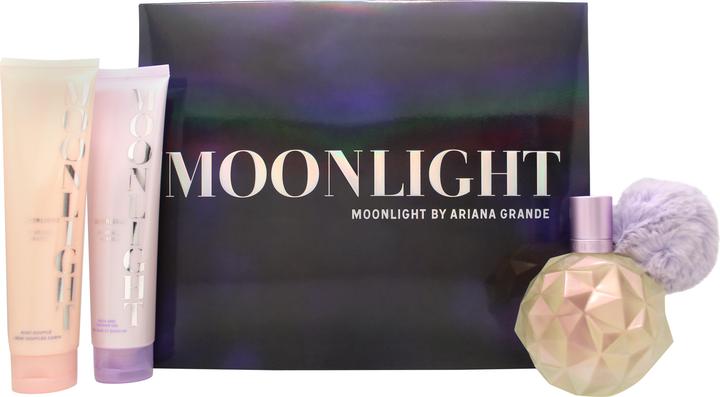 Actual product image Ariana Grande Moon Light Eau de Parfum Spray, Body Lotion, and Shower Gel Set - 3.4oz each (Fragrance set)