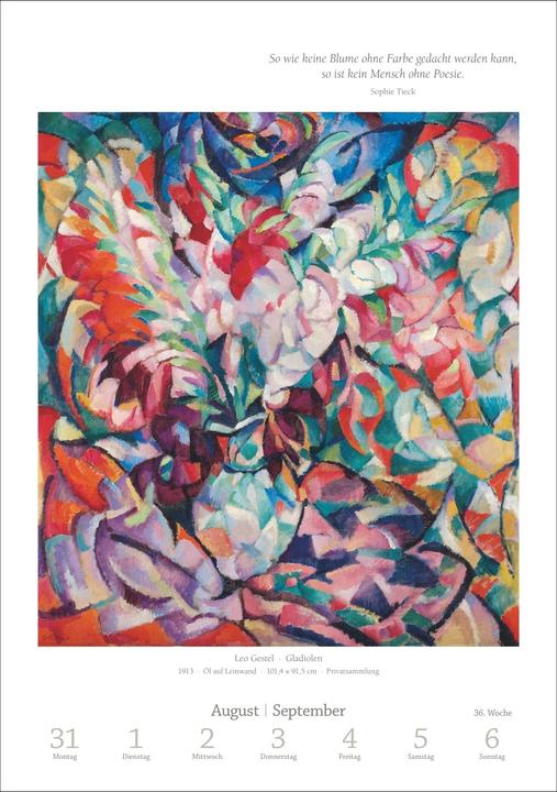Produktbild Harenberg Kunst Wochen-Kulturkalender 2026 - 53 Meisterwerke der Malerei (Harter Einband, Deutsch)