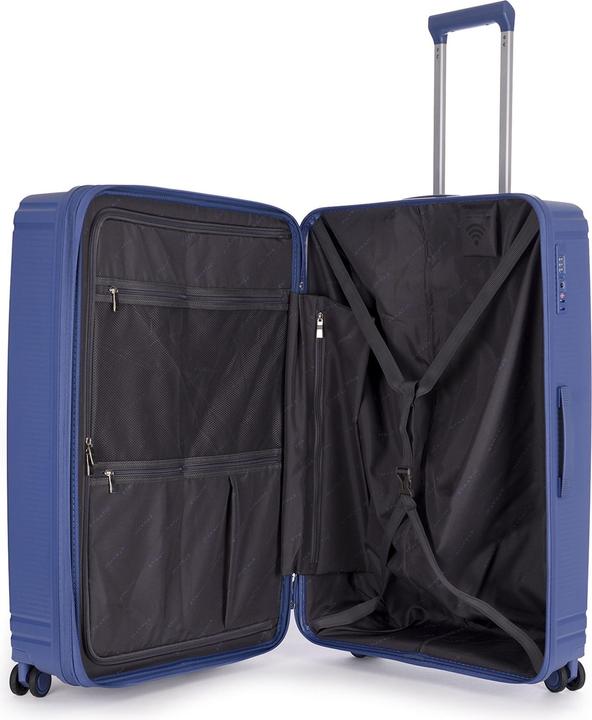 Actual product image Stratic Straw T 4-wheel trolley L 76 cm with expansion pleat (90 l, XL (from 140l))