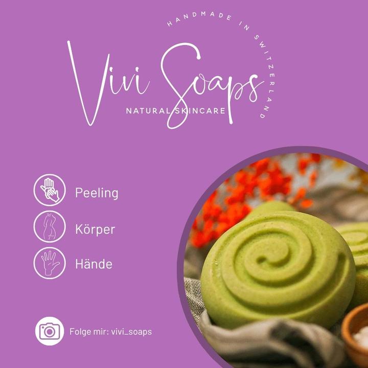 Actual product image Vivi Soaps Honey and Oats Exfoliating Soap (Hard soap)