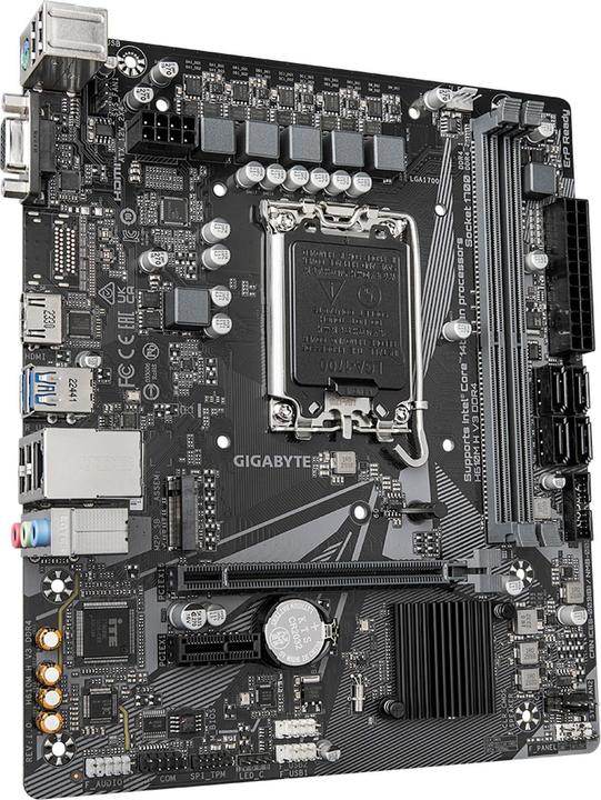 Actual product image Gigabyte MB GBT Intel 1700 H610M H V3 DDR4 (LGA 1700, Intel H610 Express, mATX)