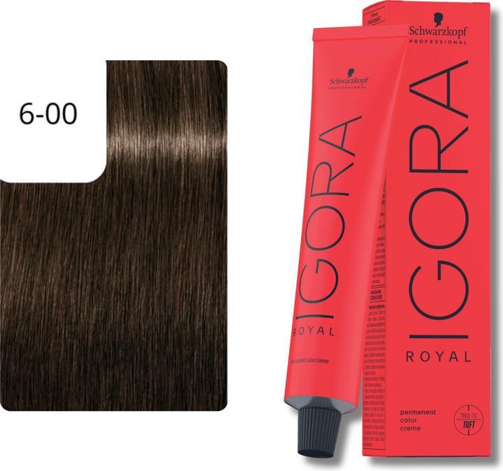 Produktbild Schwarzkopf Professional Igora Royal (6-00 Dunkelblond Natur Extra)