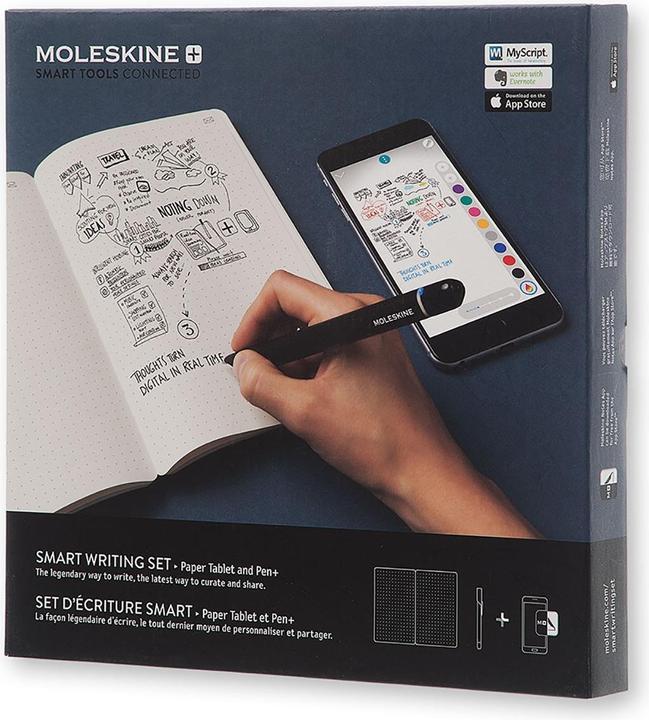 Image du produit Moleskine Set d'écriture intelligent (A5, Pointillés, Couverture rigide)