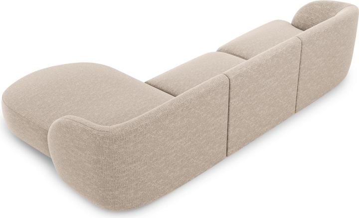 Image du produit Micadoni Canapé D'Angle Droit, "Miley", 4 Places, 255x156x70Fabriqué en Europe (Canapé d'angle)