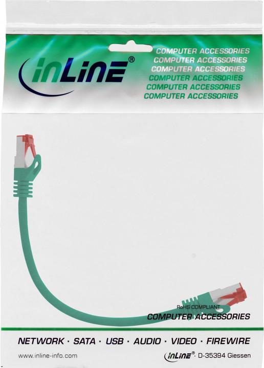 Immagine prodotto InLine Cavo di rete (S/FTP, CAT6, 0.25 m)