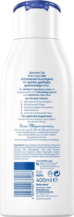 Actual product image NIVEA Body Lotion (Body lotion, 400 ml)