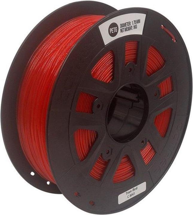 Anycubic PETG 1.75 mm 1 kg. Transparent red (PETG, 1.75 mm, 1000 g, Transparent)
