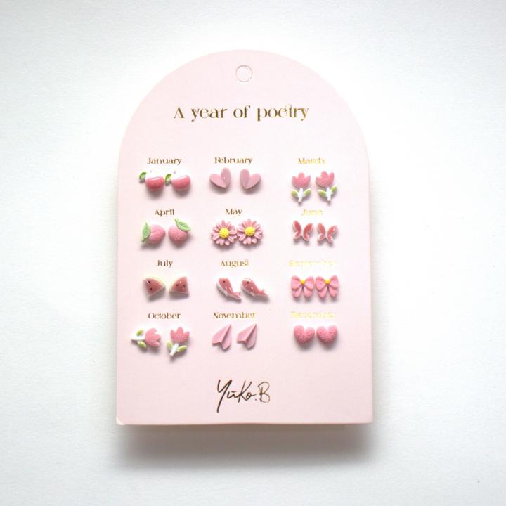 Yuko.B Ein Jahr voller Poesie (Keramik, Edelstahl)