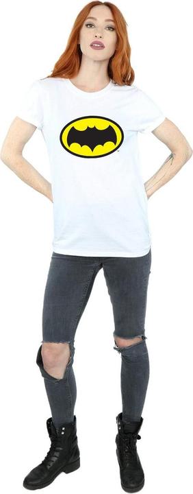 Immagine prodotto Maglietta Boyfriend in cotone con logo della serie TV di Batman donna/donna (XXL)