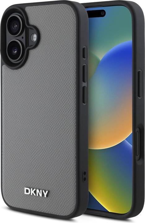 Actual product image DKNY Silver Metal Case (Apple iPhone 16)