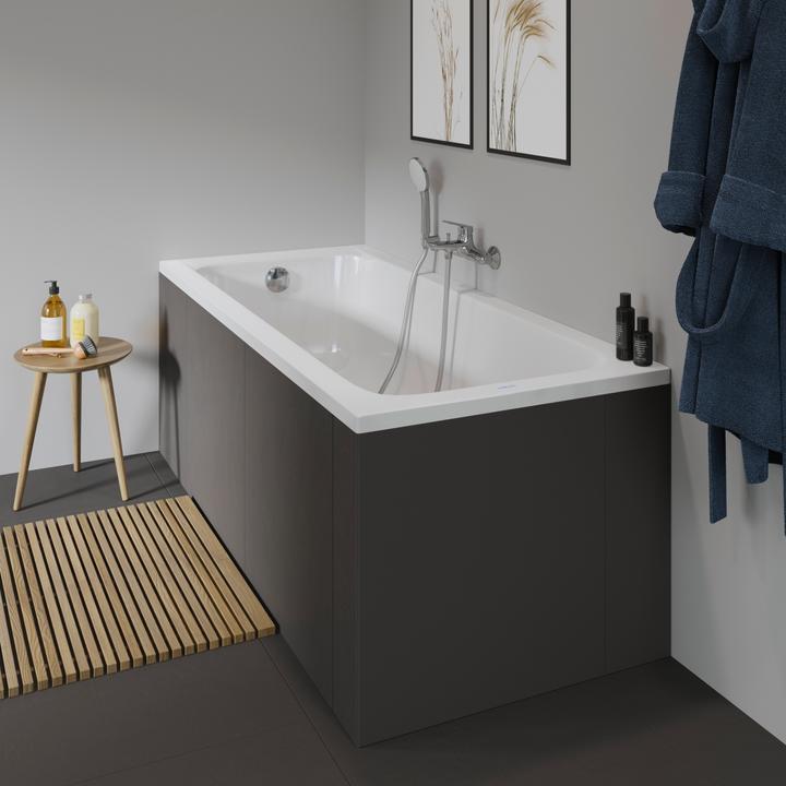 Actual product image Duravit Rectangular bath D-Code 75 x 170 cm white smooth 7000970000000 (120 l, 170 cm, 75 cm)