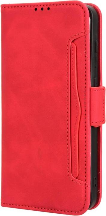 Actual product image Cover-Discount Galaxy A55 - Case with many card slots red (Samsung Galaxy A55)