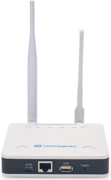 Actual product image Dragino LPS8N 4G Indoor Multichannel LoRaWAN Gateway