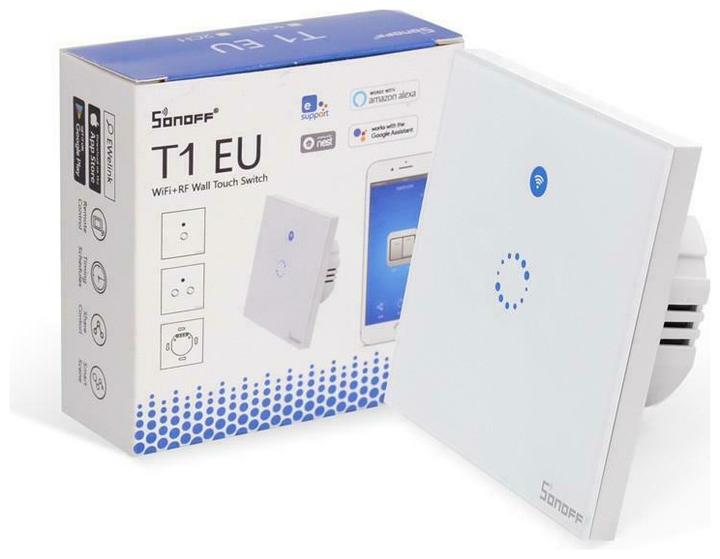Produktbild Sonoff Smart Switch WiFi + RF 433 T1 EU TX (1-channel)