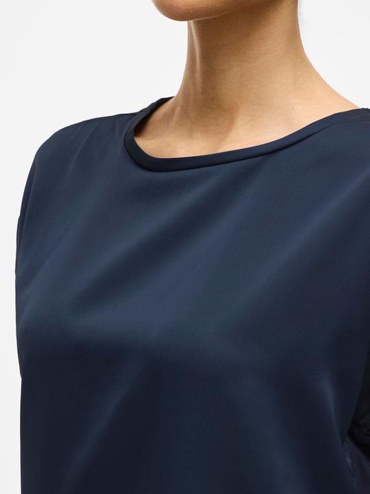 Actual product image Vila Shiny top with short sleeves (40)