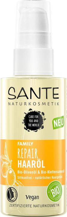 Image du produit Sante Family Repair Huile capillaire Huile d'olive bio & huile de graines de bardane bio (75 ml)