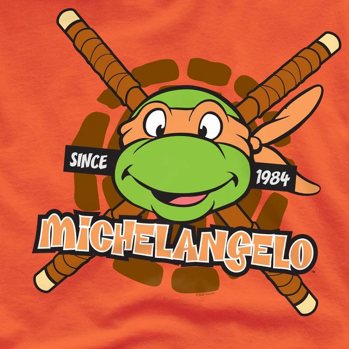 Immagine prodotto Teenage Mutant NT Since 1984 Maglietta Michelangelo Uomo (4XL)