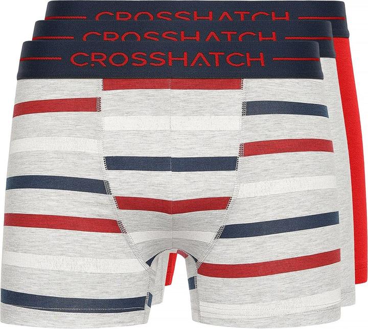 Crosshatch Warbler Boxershorts (3erPack) (S, 3er Pack)