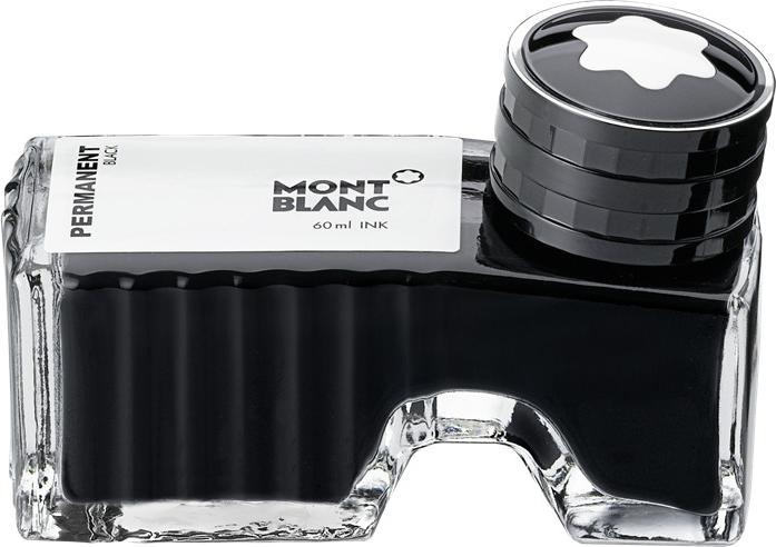 Produktbild Montblanc Tinte 60ml 128196 schwarz, perm. (Tintenfass, Schwarz)