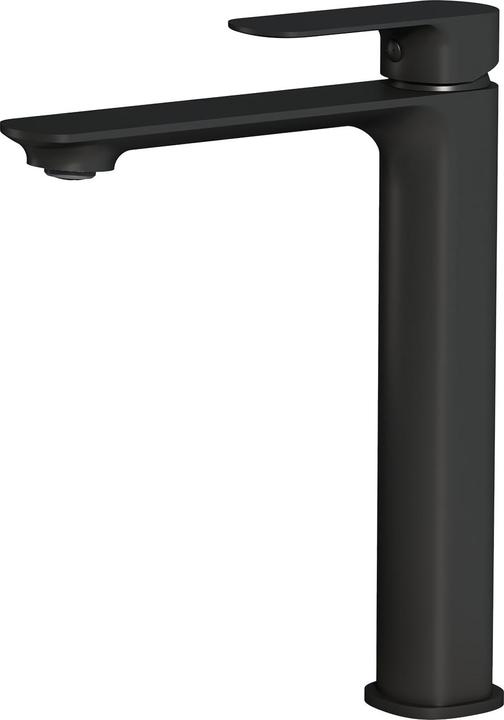 Emke Black matt tap, 335x233x46 mm, brass, ceramic cartridge, mixer tap with aerator
