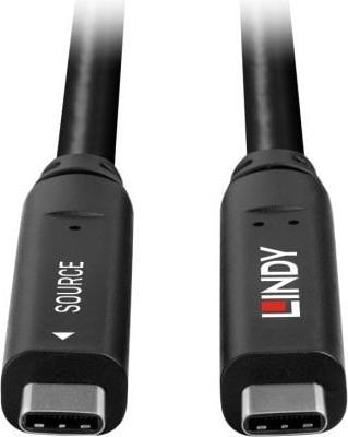 Immagine prodotto Lindy Cavo ibrido USB 3.2 Gen 1 e DP 1.4 Tipo C (10 m, USB 3.2 Gen 1)