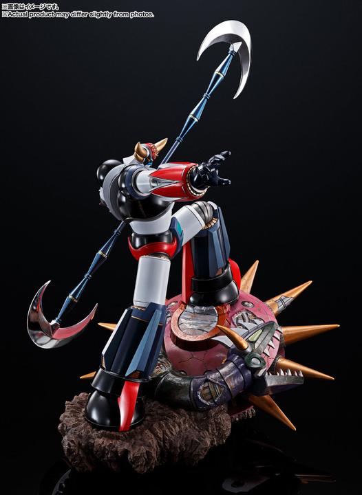 Actual product image Bandai Namco UFO Robot Grandizer statuette PVC Figuarts ZERO Metallic Touch UFO Robot Grandizer 19 cm