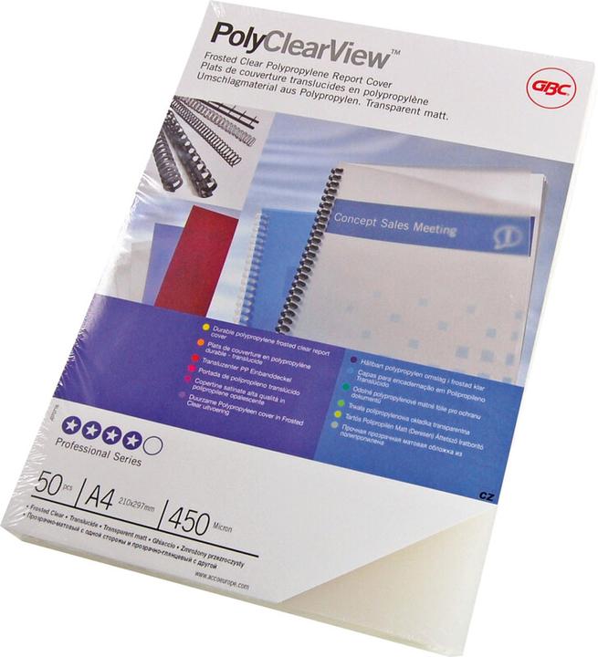 Actual product image GBC PolyClearView cover films