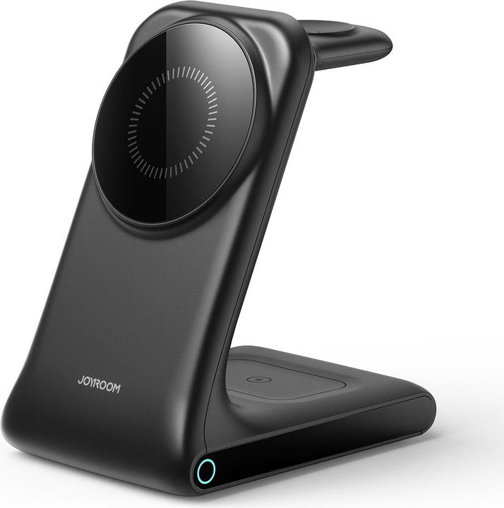 Joyroom JR-W15 Wireless Charger 3 in 1 Charging Station with MagSafe - Black (15 W)