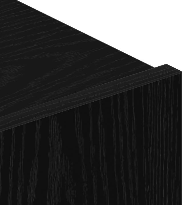 Produktbild VidaXL 4-teiliges TV-Schrank-Set Schwarz Eiche Holzwerkstoff (80 x 30 x 80 cm)