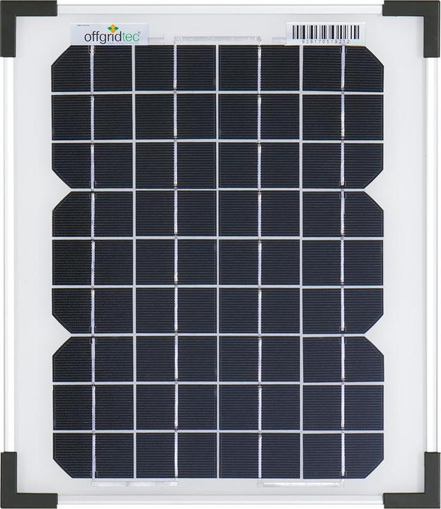 Actual product image Offgridtec ® 10W MONO 12V solar panel (10 W, 1 kg)