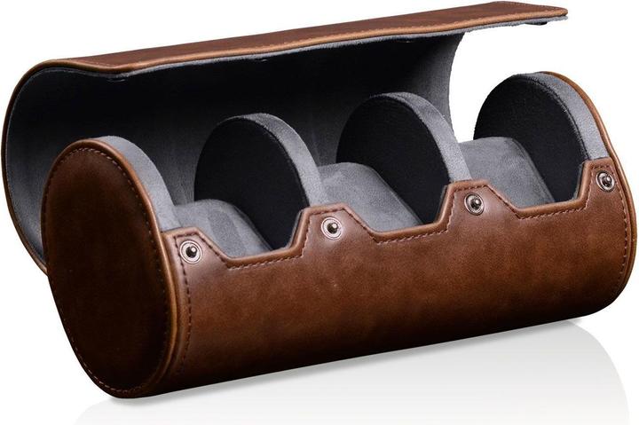 Immagine prodotto Heisse & Söhne Rotolo vintage con 3 orologi - Marrone